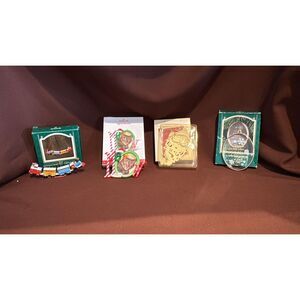 4 Hallmark oranments